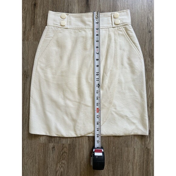Tibi Skirt Ivory Size 2 - Picture 6 of 6